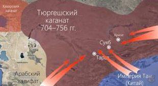 Тюргешский каганат. Дипломатия мудрого кагана Сулука, война с Арабским халифатом